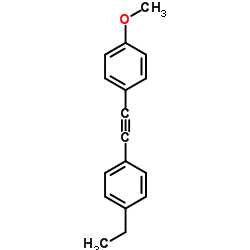 cas no 63221-88-5 is 1-Ethyl-4-[(4-methoxyphenyl)ethynyl]benzene