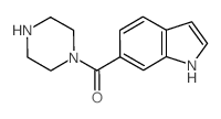 cas no 633322-11-9 is (1H-INDOL-6-YL)(PIPERAZIN-1-YL)METHANONE