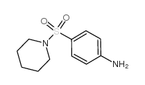 cas no 6336-68-1 is Benzenamine,4-(1-piperidinylsulfonyl)-