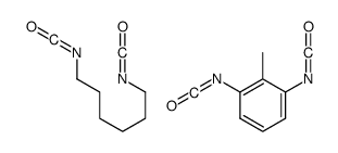 cas no 63368-95-6 is 1,6-diisocyanatohexane,1,3-diisocyanato-2-methylbenzene