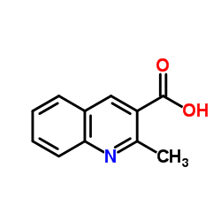 cas no 635-79-0 is 2-Methyl-3-quinolinecarboxylic acid
