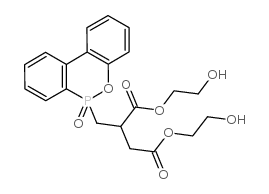cas no 63562-34-5 is bis(2-hydroxyethyl) (6H-dibenz[c,e][1,2]oxaphosphorin-6-ylmethyl)succinate P-oxide