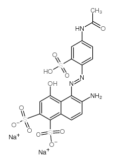 cas no 6360-07-2 is disodium 5-((4-acetylamino-2-sulphophenyl)azo)-6-amino-4-hydroxynaphthalene-2-disulphonate
