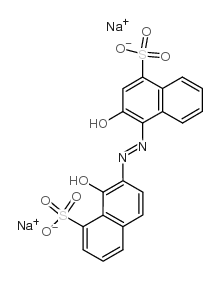 cas no 6370-08-7 is disodium hydroxy[3-hydroxy-4-[(1-hydroxy-8-sulpho-2-naphthyl)azo]naphthalene-1-sulphonato(4-)]chromate(2-)