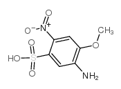 cas no 6375-05-9 is 5-amino-4-methoxy-2-nitrobenzenesulfonic acid