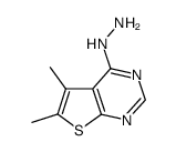 cas no 63894-54-2 is 4-HYDRAZINYL-5,6-DIMETHYLTHIENO[2,3-D]PYRIMIDINE