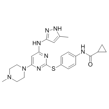 cas no 639089-54-6 is Tozasertib