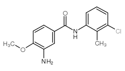cas no 63969-05-1 is 3-Amino-N-(3-Chloro-2-methylphenyl)-4-methoxybenzamide
