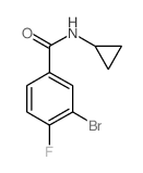 cas no 639858-63-2 is 3-bromo-N-cyclopropyl-4-fluorobenzamide