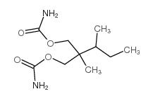 cas no 64-55-1 is [2-(carbamoyloxymethyl)-2,3-dimethylpentyl] carbamate