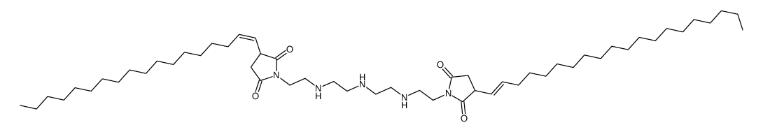 cas no 64051-48-5 is 1-[2-[[2-[[2-[[2-[3-(icosenyl)-2,5-dioxo-1-pyrrolidinyl]ethyl]amino]ethyl]amino]ethyl]amino]ethyl]-3-(octadecenyl)pyrrolidine-2,5-dione