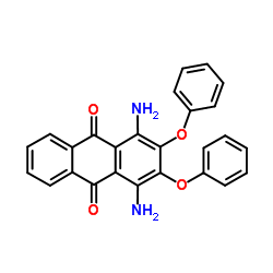 cas no 6408-72-6 is 1,4-Diamino-2,3-diphenoxy-9,10-anthraquinone