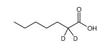 cas no 64118-38-3 is heptanoic-2,2-d2 acid
