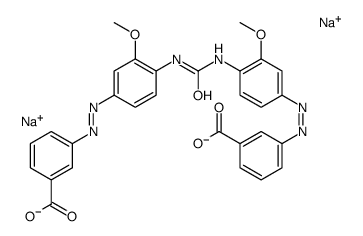 cas no 6420-30-0 is disodium 3,3'-[carbonylbis[imino(3-methoxy-4,1-phenylene)azo]]dibenzoate