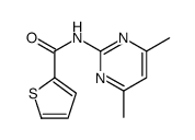 cas no 64230-46-2 is N-(4,6-Dimethylpyrimidin-2-yl)-2-thienylformamide