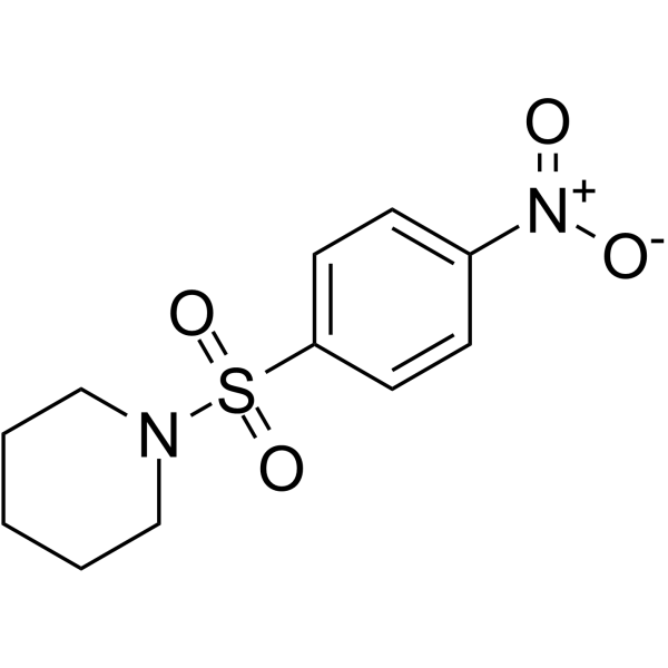 cas no 64268-93-5 is 1-((4-Nitrophenyl)sulfonyl)piperidine