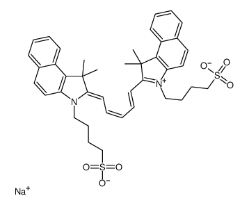 cas no 64285-36-5 is Sodium 4-[(2E)-2-{(2E,4E)-5-[1,1-dimethyl-3-(4-sulfonatobutyl)-1H -benzo[e]indolium-2-yl]-2,4-pentadien-1-ylidene}-1,1-dimethyl-1,2 -dihydro-3H-benzo[e]indol-3-yl]-1-butanesulfonate
