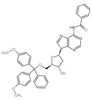 cas no 64325-78-6 is N6-Benzoyl-5'-O-(4,4'-diMethoxytrityl)-2'-deoxyadenosine