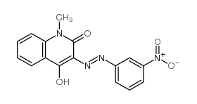 cas no 6439-53-8 is 4-hydroxy-1-methyl-3-[(3-nitrophenyl)azo]-2-quinolone
