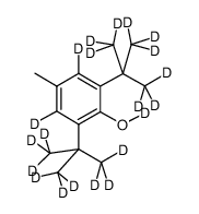 cas no 64502-99-4 is 1,5-dideuterio-3-deuteriooxy-2,4-bis[1,1,1,3,3,3-hexadeuterio-2-(trideuteriomethyl)propan-2-yl]-6-methylbenzene