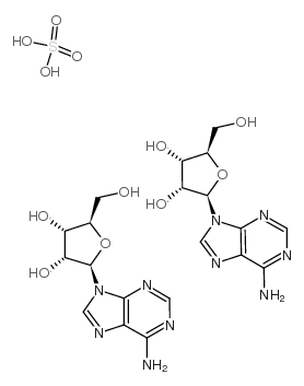 cas no 64503-27-1 is 9-BETA-D-RIBOFURANOSYLADENINE HEMISULFATE SALT