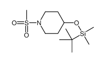 cas no 647014-32-2 is tert-butyl-dimethyl-(1-methylsulfonylpiperidin-4-yl)oxysilane