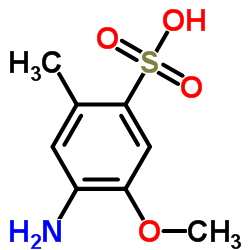 cas no 6471-78-9 is 3-Amino-4-methoxy-toluene-6-sulfonic acid