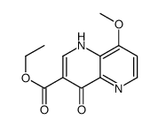 cas no 64761-20-2 is ETHYL 8-METHOXY-4-OXO-1,4-DIHYDRO-1,5-NAPHTHYRIDINE-3-CARBOXYLATE