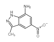 cas no 647853-25-6 is 3-METHYL-5-NITRO-1H-INDAZOL-7-AMINE