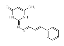 cas no 64792-21-8 is 2-Propenal,3-phenyl-, 2-(1,6-dihydro-4-methyl-6-oxo-2-pyrimidinyl)hydrazone