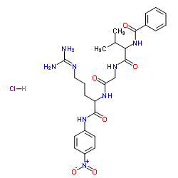 cas no 64815-80-1 is N-Benzoyl-Val-Gly-Arg p-nitroanilide hydrochloride