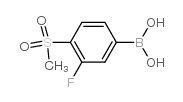 cas no 648904-83-0 is (3-Fluoro-4-(methylsulfonyl)phenyl)boronic acid