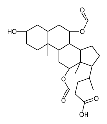 cas no 64986-86-3 is (3alpha,5beta,7alpha,12alpha)-7,12-Bis(formyloxy)-3-hydroxycholan-24-oic acid