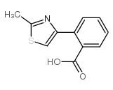 cas no 65032-66-8 is 2-(2-methyl-1,3-thiazol-4-yl)benzoic acid