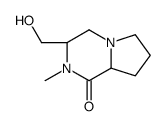 cas no 650578-01-1 is Pyrrolo[1,2-a]pyrazin-1(2H)-one, hexahydro-3-(hydroxymethyl)-2-methyl-, (3S,8aS)- (9CI)