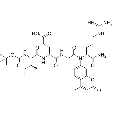 cas no 65147-06-0 is Boc-Ile-Glu-Gly-Arg-AMC acetate salt
