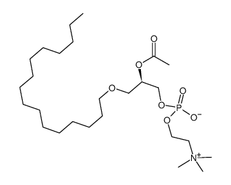 cas no 65154-06-5 is 1-O-HEXADECYL-2-ACETYL-SN-GLYCERO-3-PHOSPHOCHOLINE