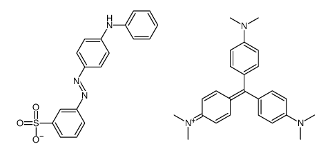 cas no 65294-17-9 is p,p',p''-tris(dimethylamino)tritylium m-[(p-anilinophenyl)azo]benzenesulphonate