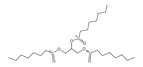 cas no 65402-55-3 is 1,2,3-Trioctanoyl Glycerol-13C3