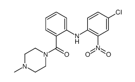 cas no 65514-72-9 is 1-[2-[(4-CHLORO-2-NITROPHENYL)AMINO]BENZOYL]-4-METHYL-PIPERAZINE