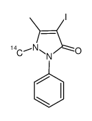 cas no 65550-46-1 is 4-iodoantipyrene-n-methyl-14c