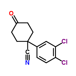 cas no 65619-30-9 is 1-(3,4-DICHLOROPHENYL)-4-OXOCYCLOHEXANECARBONITRILE
