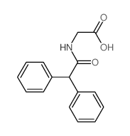 cas no 65707-74-6 is 2-[(2,2-diphenylacetyl)amino]acetic acid