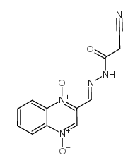 cas no 65884-46-0 is 2-cyano-N-[(E)-(1-hydroxy-4-oxidoquinoxalin-4-ium-2-ylidene)methyl]iminoacetamide