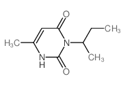 cas no 6589-36-2 is 2,4(1H,3H)-Pyrimidinedione,6-methyl-3-(1-methylpropyl)-