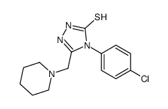 cas no 65924-81-4 is 4-(4-CHLOROPHENYL)-5-(PIPERIDIN-1-YLMETHYL)-4H-1,2,4-TRIAZOLE-3-THIOL