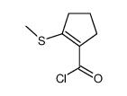 cas no 65936-20-1 is 1-Cyclopentene-1-carbonyl chloride, 2-(methylthio)- (9CI)
