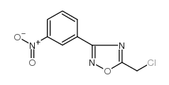 cas no 6595-78-4 is 5-CHLOROMETHYL-3-(3-NITRO-PHENYL)-[1,2,4]OXADIAZOLE