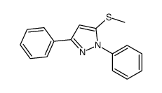 cas no 66040-87-7 is 1,3-DIPHENYL-5-METHYLTHIO-1H-PYRAZOLE