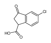 cas no 66041-31-4 is 5-CHLORO-3-OXO-2,3-DIHYDRO-1H-INDENE-1-CARBOXYLIC ACID
